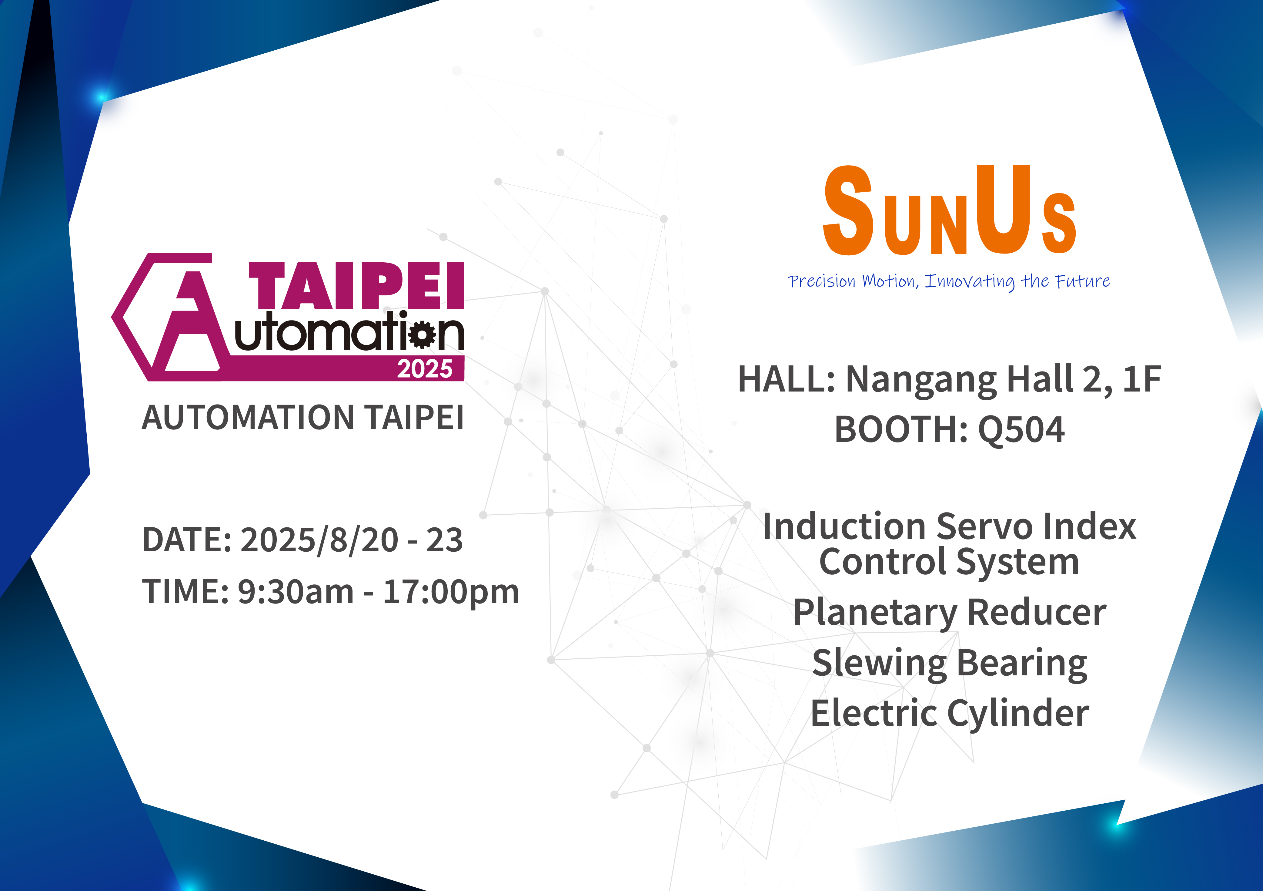 晶傑精機將亮相 Automation Taipei 2025，展演精密傳動技術新篇章